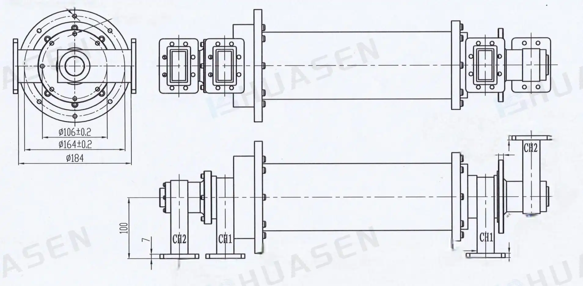 Dual Channel Waveguide Rotary Joint-blog-1 Dual Channel Waveguide Rotary Joint-blog-1