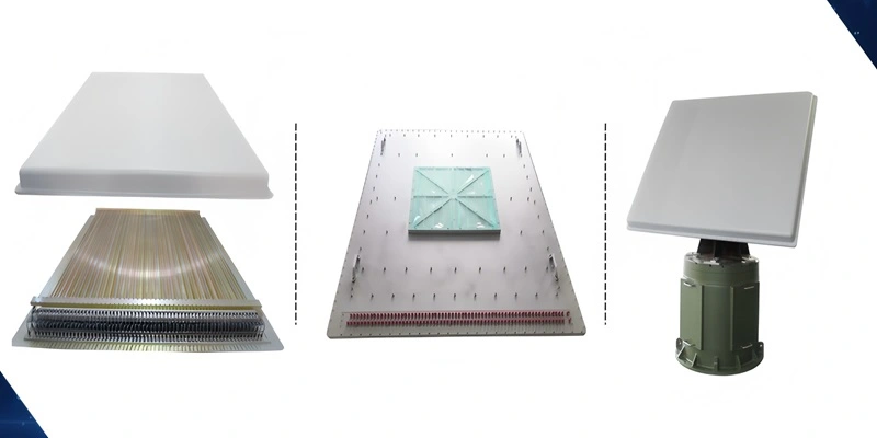 X-band dual-polarized slotted antenna