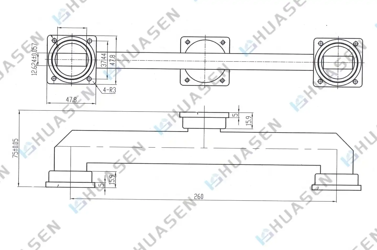 Waveguide Power Divider-b1 Waveguide Power Divider-b1