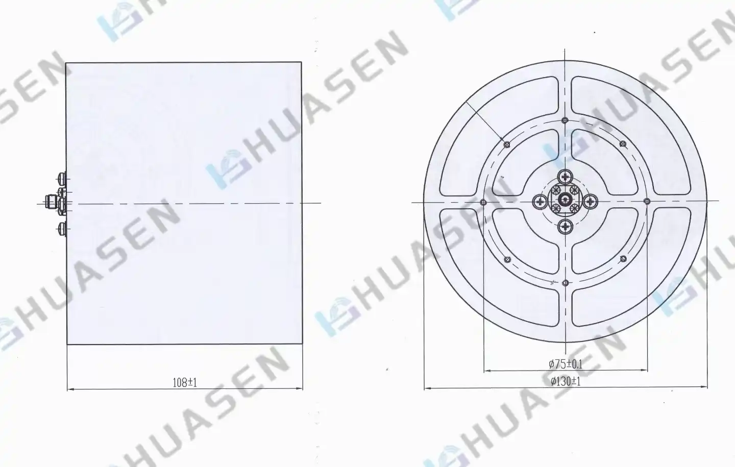 Planar Helical Antenna-a