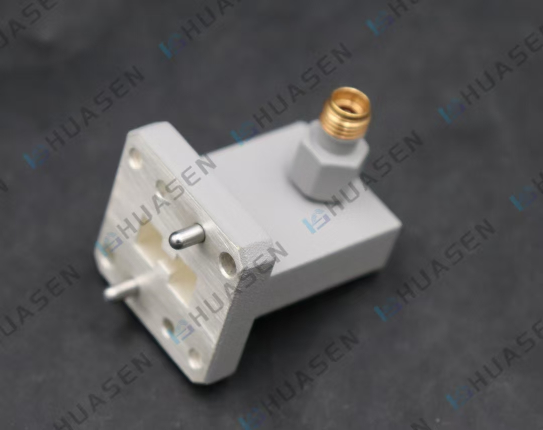 Double Ridged Waveguide to Coaxial Adapter