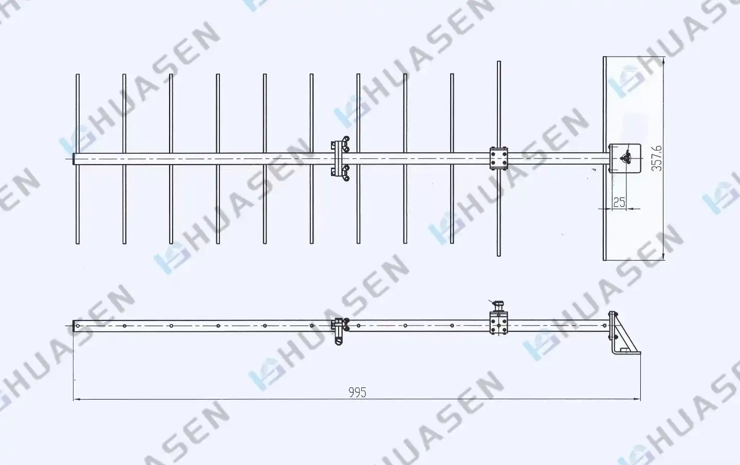 Dual Polarized Yagi Antenna-a