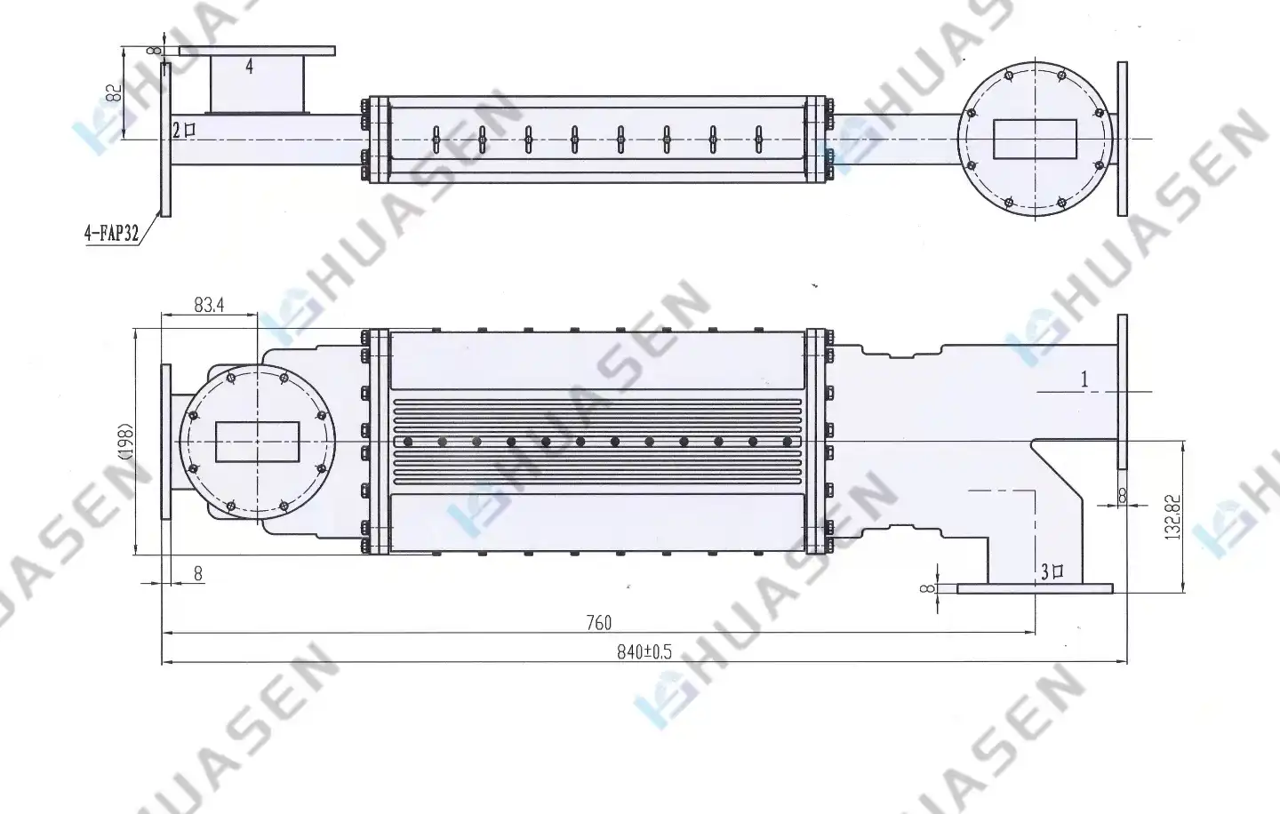 High Power Waveguide Circulator-a
