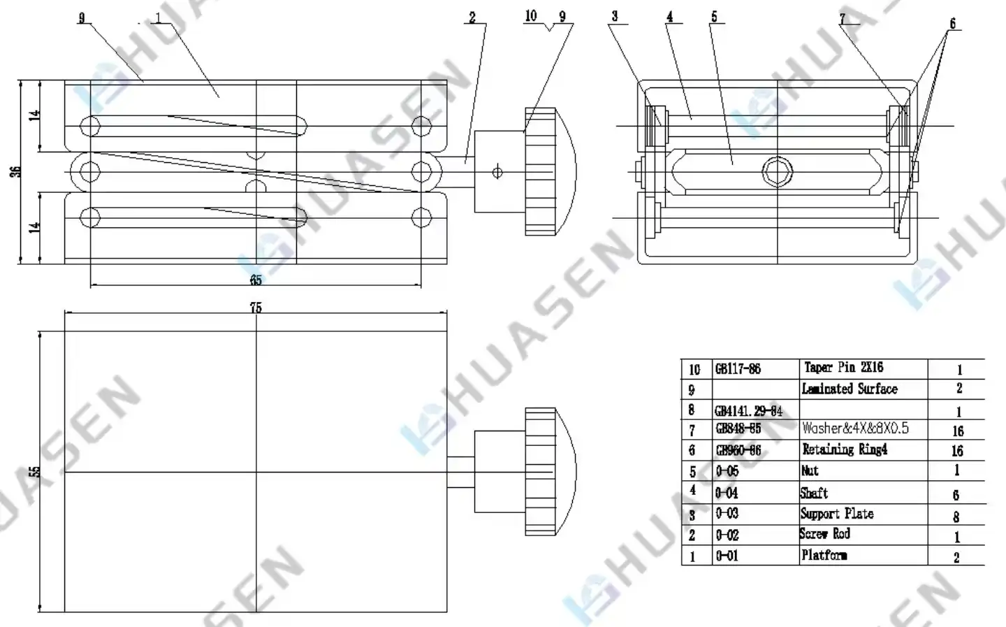 Waveguide Elevating Platform-a