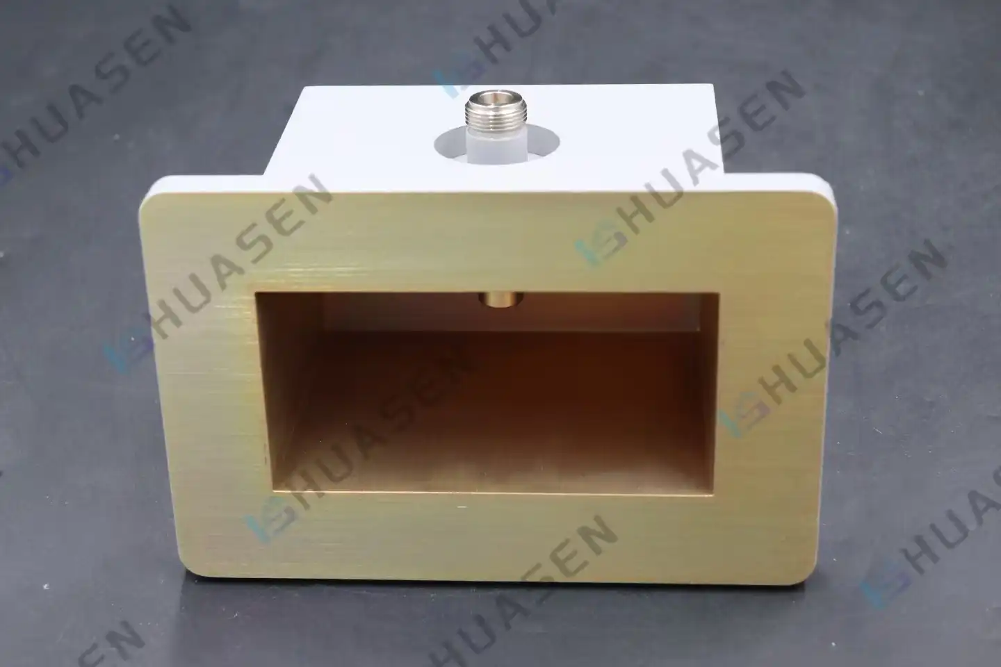 Water Cooled Waveguide to Coaxial Adapter