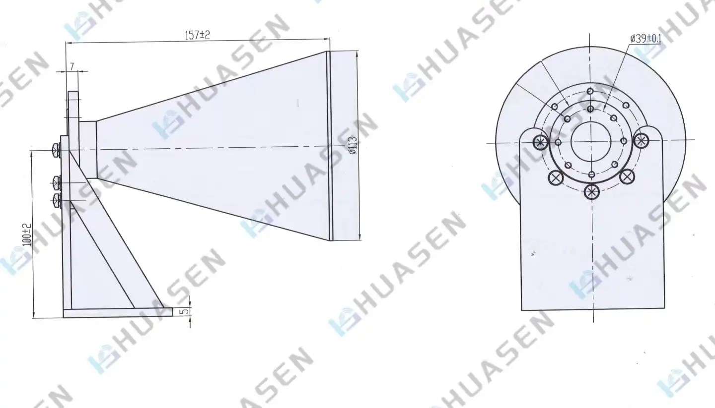 Circularly Polarized Horn Antenna-k