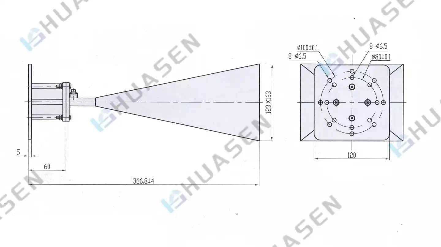Broadband Double Ridged Horn Antenna-j Broadband Double Ridged Horn Antenna-j
