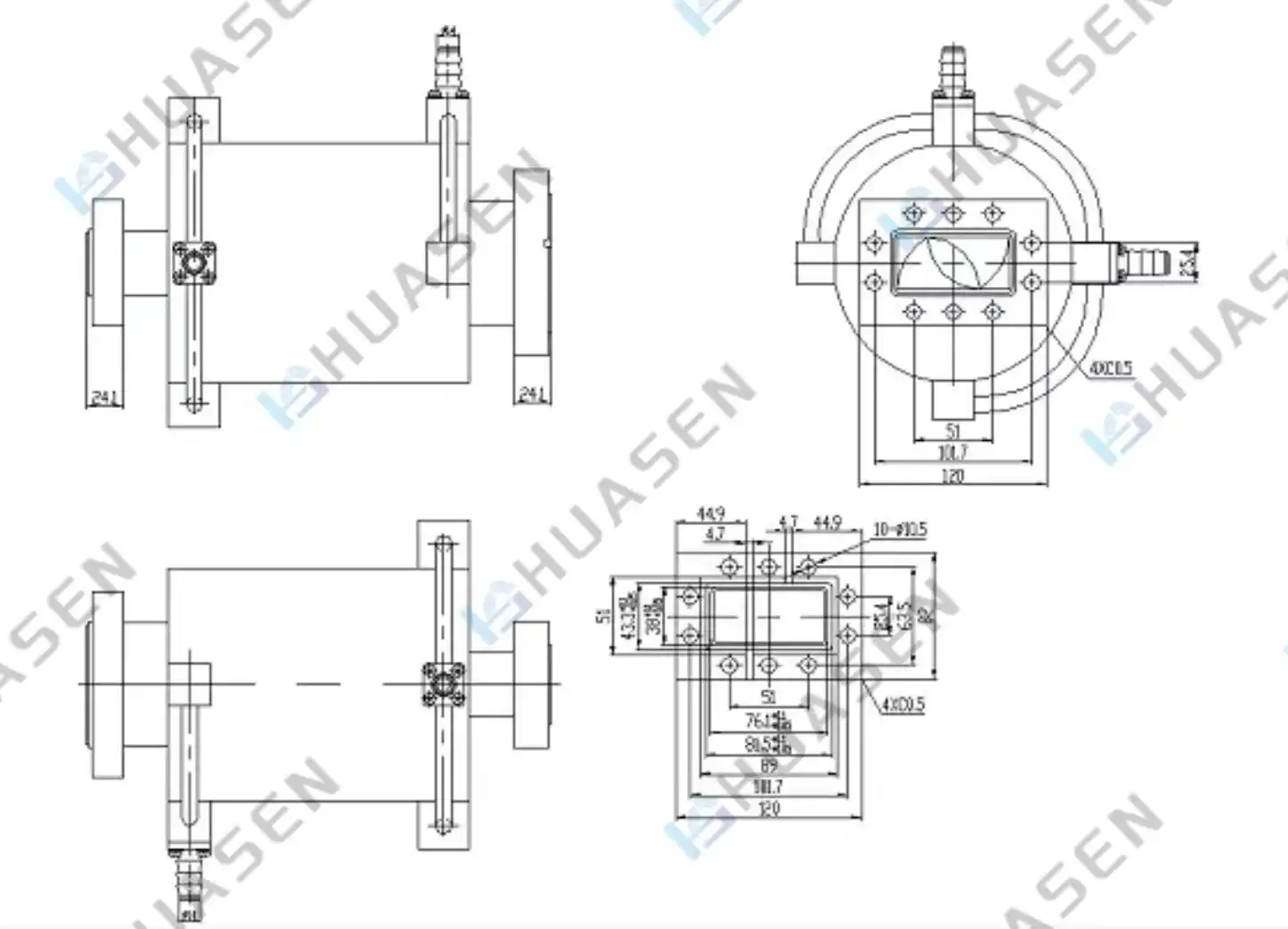 Water Cooled Twist Waveguide-a Water Cooled Twist Waveguide-a