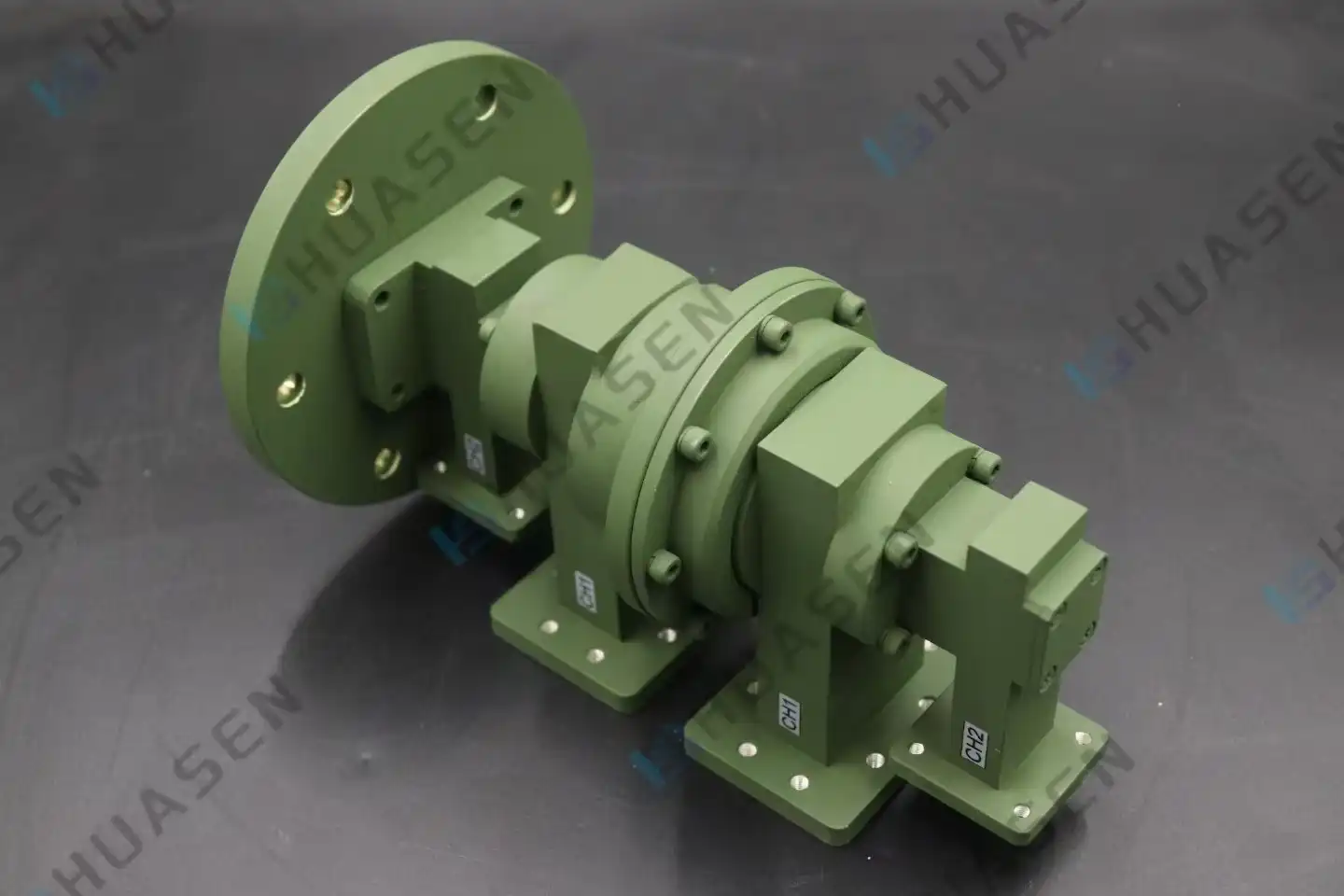 Dual Channel Waveguide Rotary Joint-x