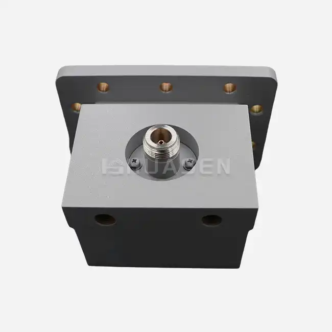 Water Cooled Waveguide to Coaxial Adapter